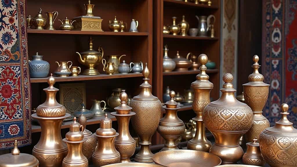 فروش انواع صنایع دستی مسی و برنجی در اصفهان